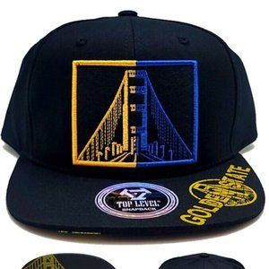 Golden State Top Level Boxed Bridge Snapback Hat